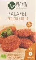 Mängden socker i Falafel Lenticchie corallo