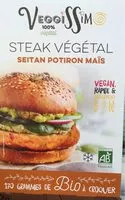 Mängden socker i Steak végétal Seitan potiron maïs