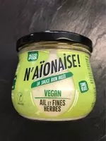 Mängden socker i N'AÏONAISE! Vegan 250g
