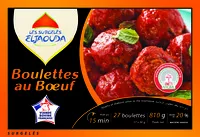 Mängden socker i Boulettes boeuf