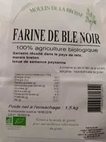 Mängden socker i Farine de blé noir