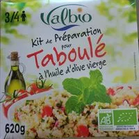 Mängden socker i Kit de préparation pour taboulé