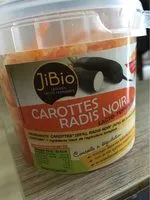 Mängden socker i Radis noir - carottes - curcuma lactofermentés
