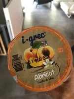 Mängden socker i I.grec Abricots Vanille de Tahiti