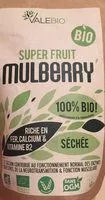 Mängden socker i Mulberry mûres blanche bio