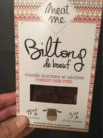 Mängden socker i Biltong piri piri