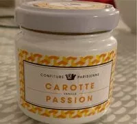 Mängden socker i Confiture Carotte vanille Passion