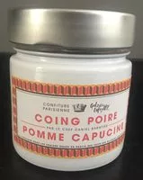 Mängden socker i Confiture coing poire pomme