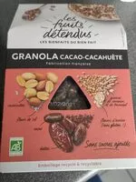 Mängden socker i Granola Cacao - Cacahuète