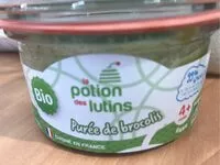 Mängden socker i Purée de brocolis