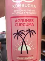 Mängden socker i Kombucha Agrumes Curcuma