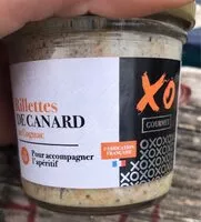 Mängden socker i Rillettes de canard au cognac