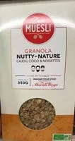 Mängden socker i Granola Nutty by Nature - Cajou, Coco & Noisettes