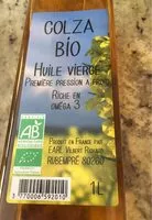 Mängden socker i Huile vierge colza bio