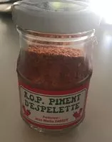 Mängden socker i A.o.p piment d'espelette