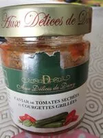 Mängden socker i Caviar de tomates séchées et courgettes grillées