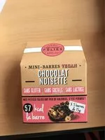 Mängden socker i Mini barre vegan chocolat noisette