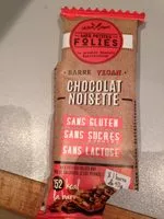 Mängden socker i Mes petites folies barre vegan