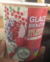 Mängden socker i Glace bien être aux supers aliments