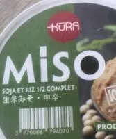 Mängden socker i Miso