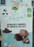 Mängden socker i Guimauve enrobées chocolat au lait