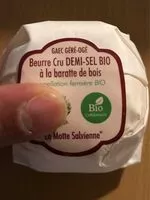 Mängden socker i Beurre cru demi-sel bio à la baratte de bois