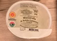 Mängden socker i Mozzarella di bufala campana