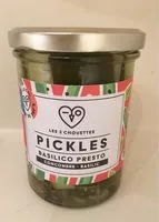 Mängden socker i Pickles Basilico Presto