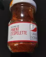 Mängden socker i Poudre piment d espelette