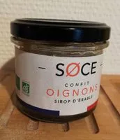 Mängden socker i Confit oignons sirop d'érable