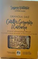 Mängden socker i Granola salé - carotte gingembre