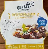 Mängden socker i Boeuf bourguinon et pommes de terres