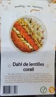 Mängden socker i Dahl de lentilles corail