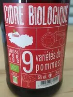 Mängden socker i Cidre Biologique