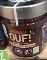 Mängden socker i Ouf! La pâte à tartiner