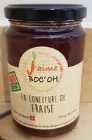 Mängden socker i La confiture de fraise