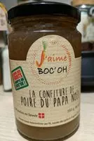 Mängden socker i La confiture de poire du papa Noël