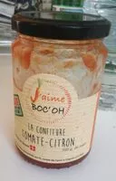 Mängden socker i La confiture tomate - citron