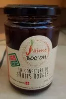Mängden socker i La confiture de fruits rouges
