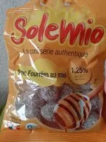 Mängden socker i Perles fourrées au miel