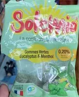 Mängden socker i Gommes vertes eucalyptus & menthol