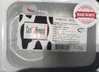 Mängden socker i Burrata artisanale