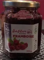 Mängden socker i Confiture extra framboise