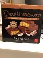 Mängden socker i Protifast crousti noix de coco