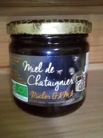 Mängden socker i Miel de châtaignier bio