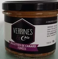 Mängden socker i Rillettes de canard fumées