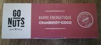 Mängden socker i Barre énergétique Cranberry-Coco