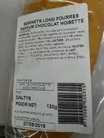 Mängden socker i Beignets long fourrés parfum chocolat noisette