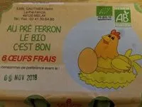 Mängden socker i 6 Oeufs frais