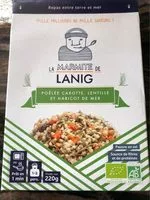 Mängden socker i Poêlée Carotte, lentille et Haricot de mer